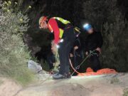 Caos de matinada a prop de Moià: tres persones atrapades en un barranc obliguen a un rescat d’urgència