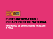 Inici del repartiment de material per al nou sistema de recollida de residus a Moià