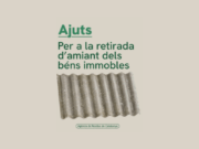 Convocatòria d’ajuts per a la retirada d’amiant a Catalunya