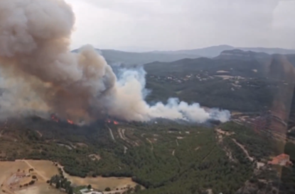 incendi a Sant Quirze Safaja